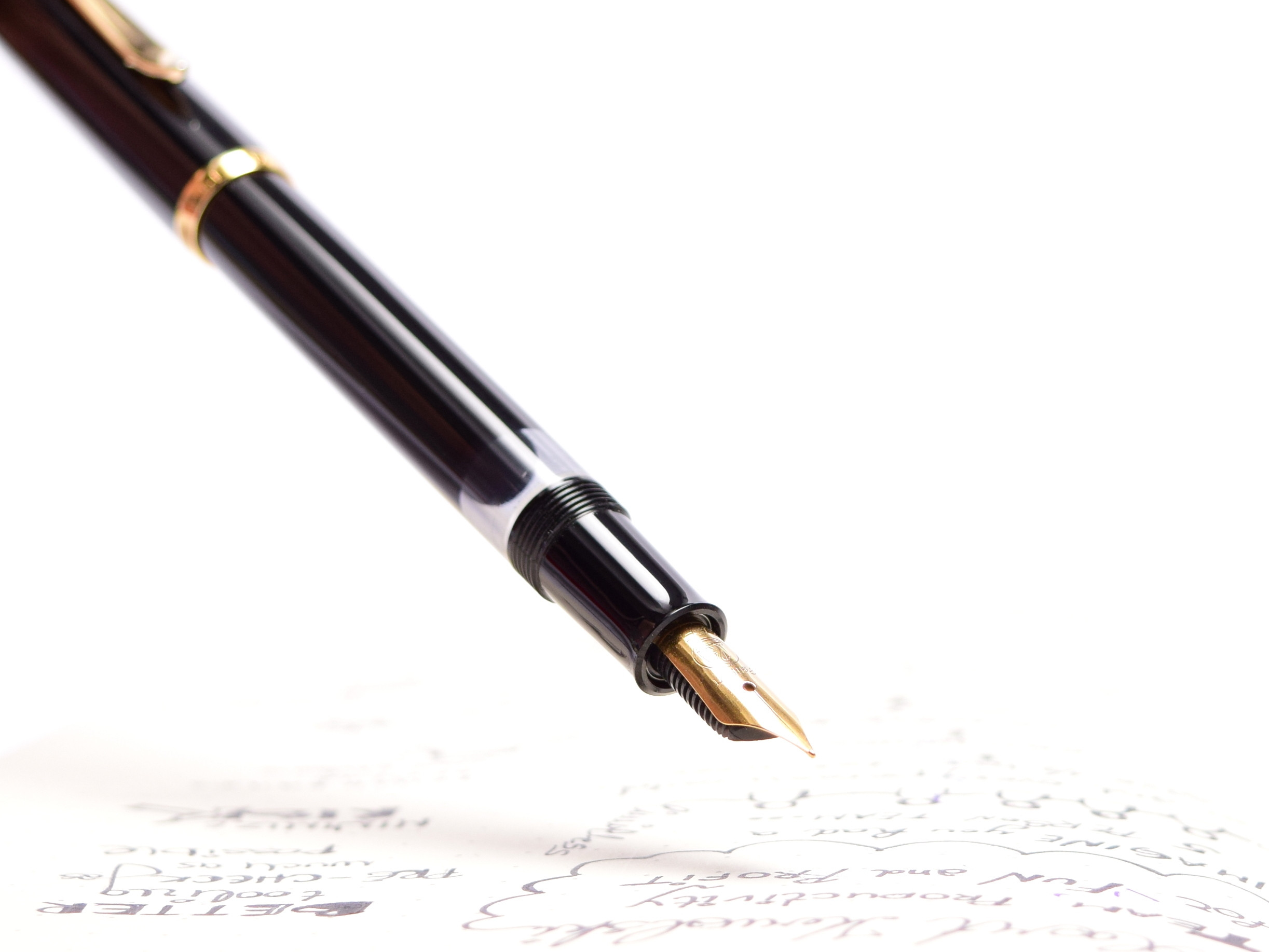 1980s West W. Germany Classic Pelikan M150/481 Black Resin EF