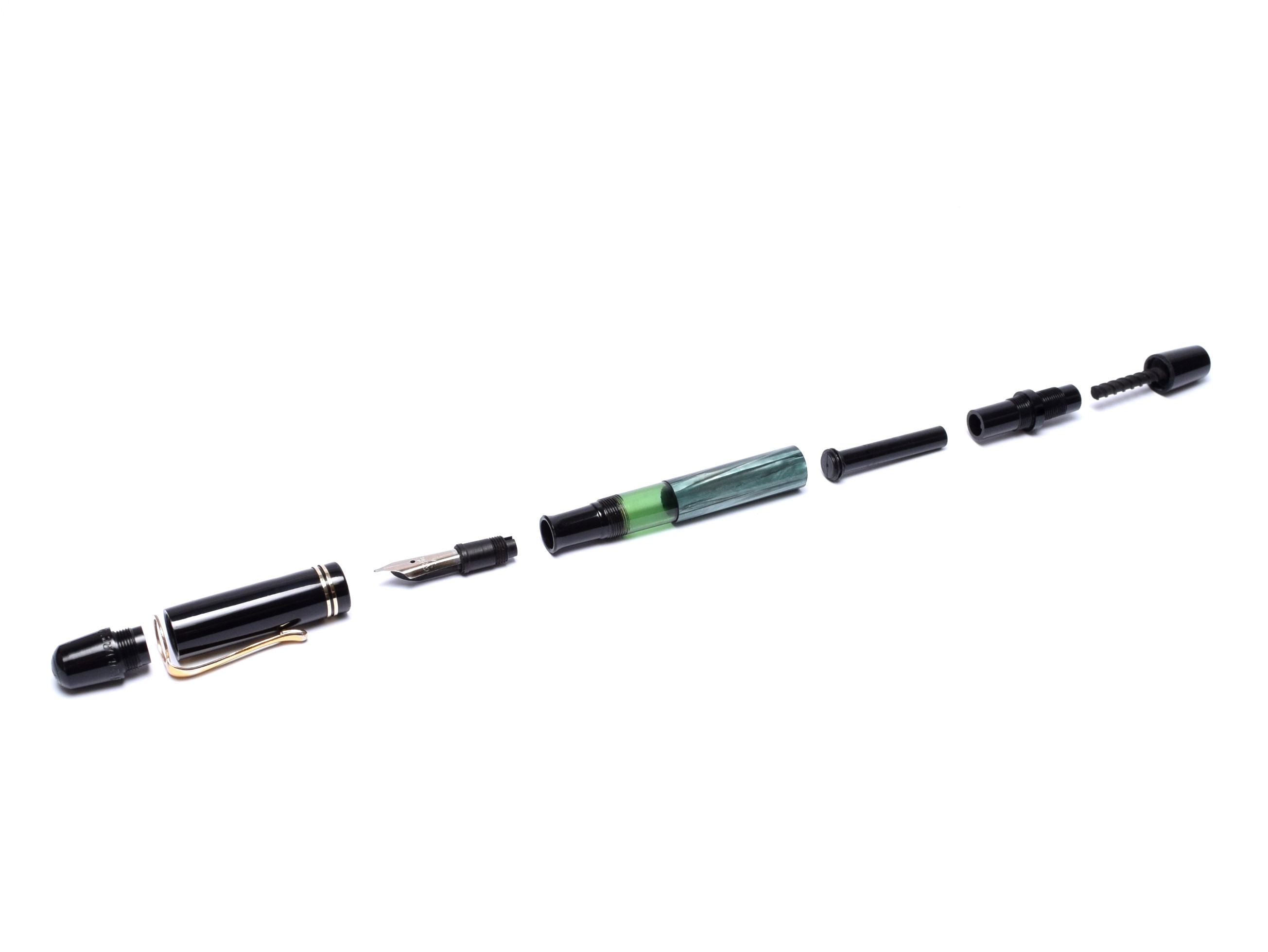 Original Never Used 1942-44 Pelikan 100N Celluloid & Ebonite Green