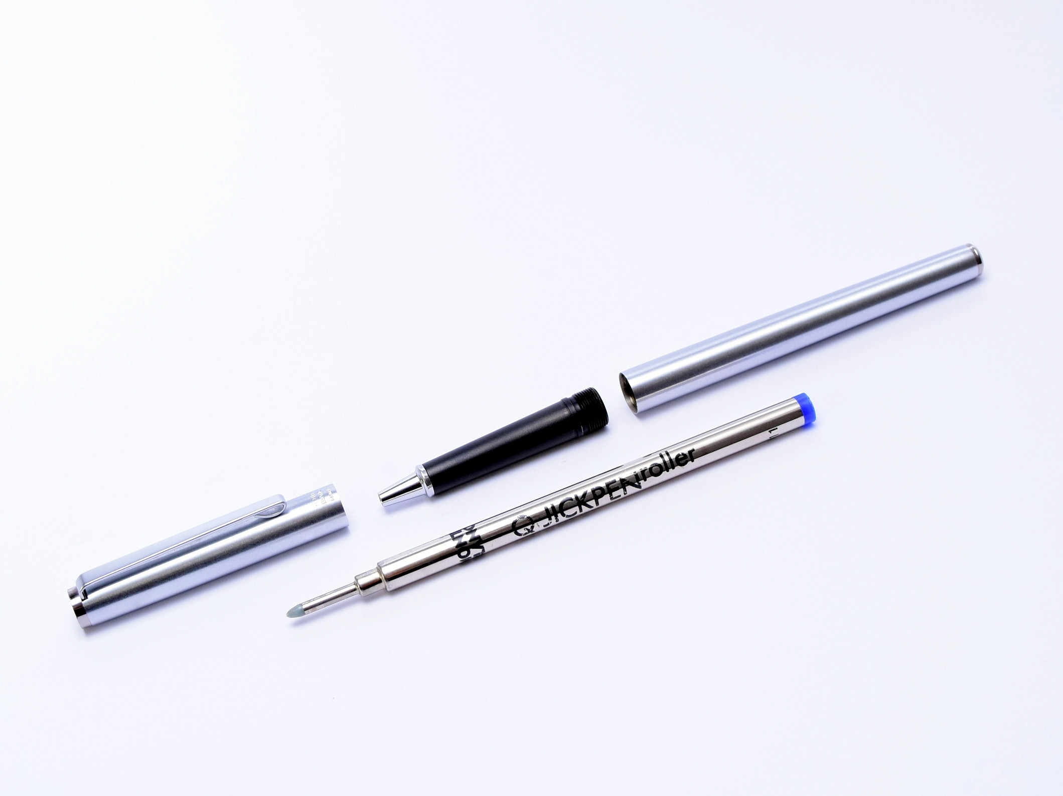 1980s MONTBLANC Noblesse Oblige Quickpen Roller Matte Steel