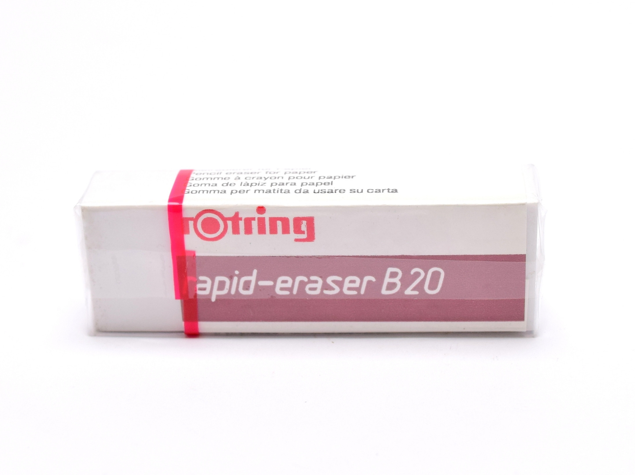 Rotring Rapid Eraser B20 One Pencil Trace Remover Eraser in Plastic