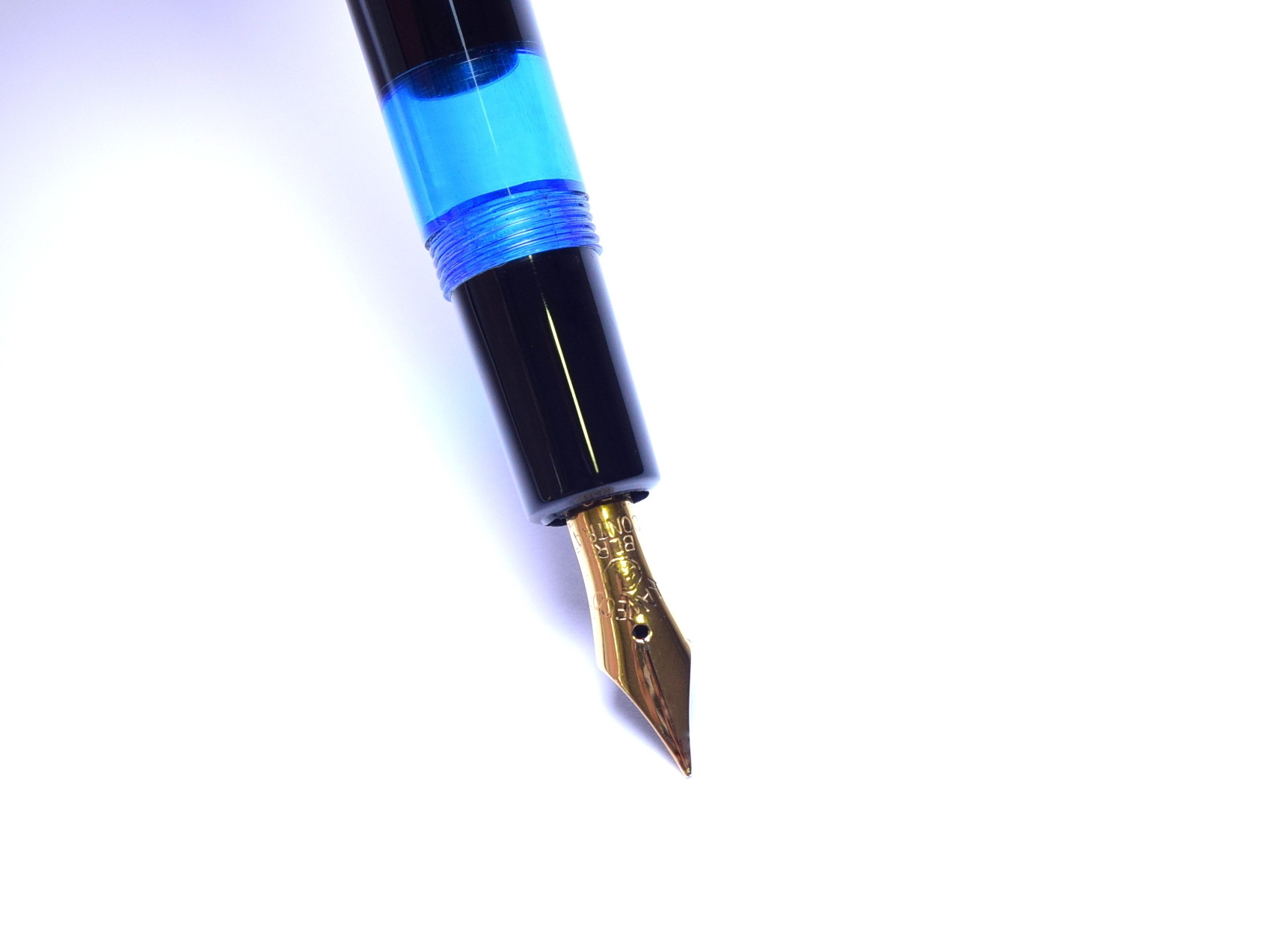 1965 Kaweco 475 F Transparent Fine Ber-Contra Nib Flexible F to BB