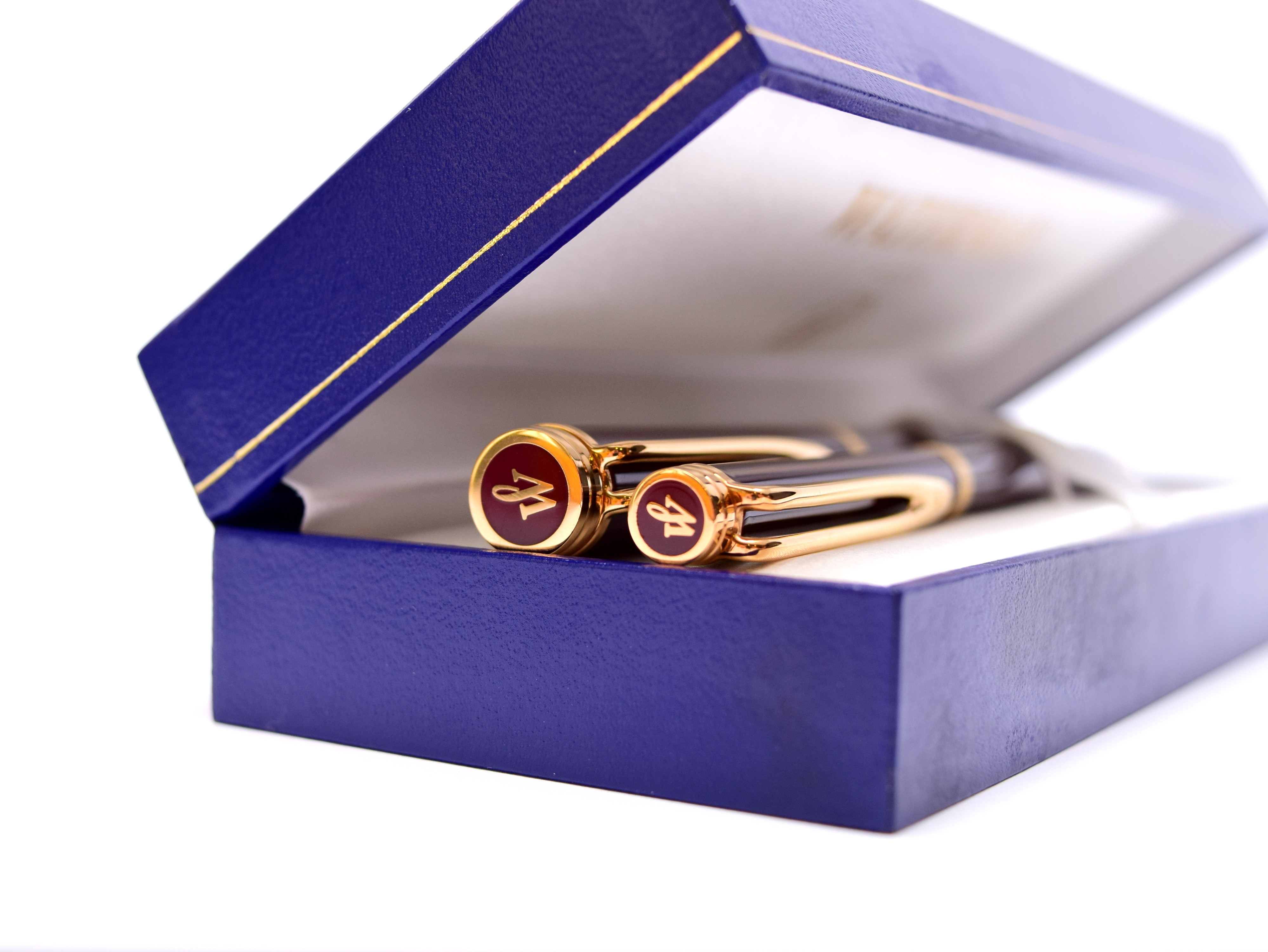 1990s WATERMAN Ideal Gentleman Dark Bordeaux Maroon Red Brown