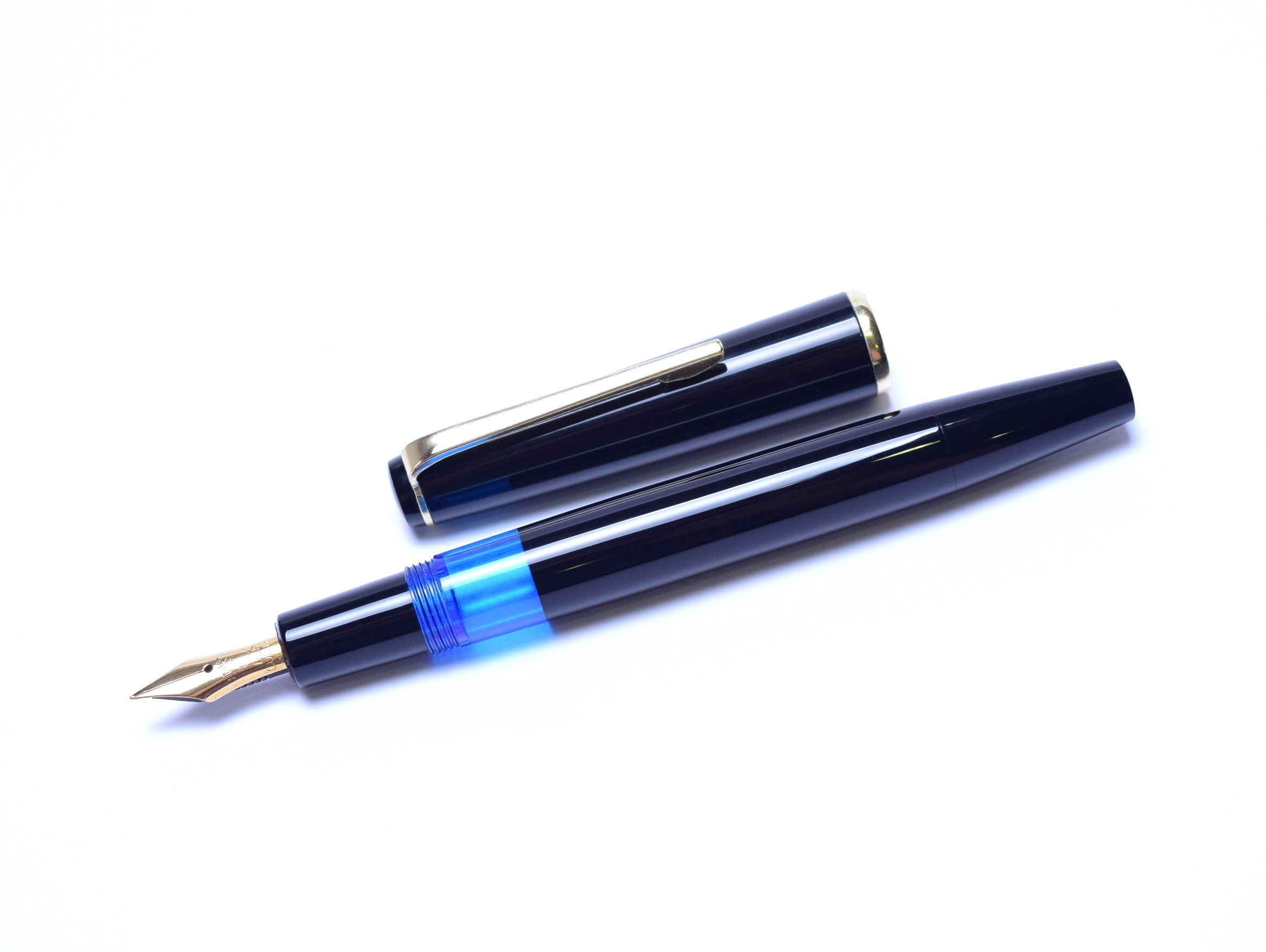 1965 Kaweco 475 F Transparent Fine Ber-Contra Nib Flexible F to BB