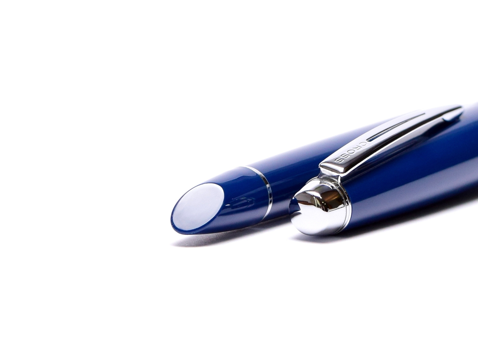 Cross Aventura Dark Starry Blue Stainless Steel M Medium Nib Converter