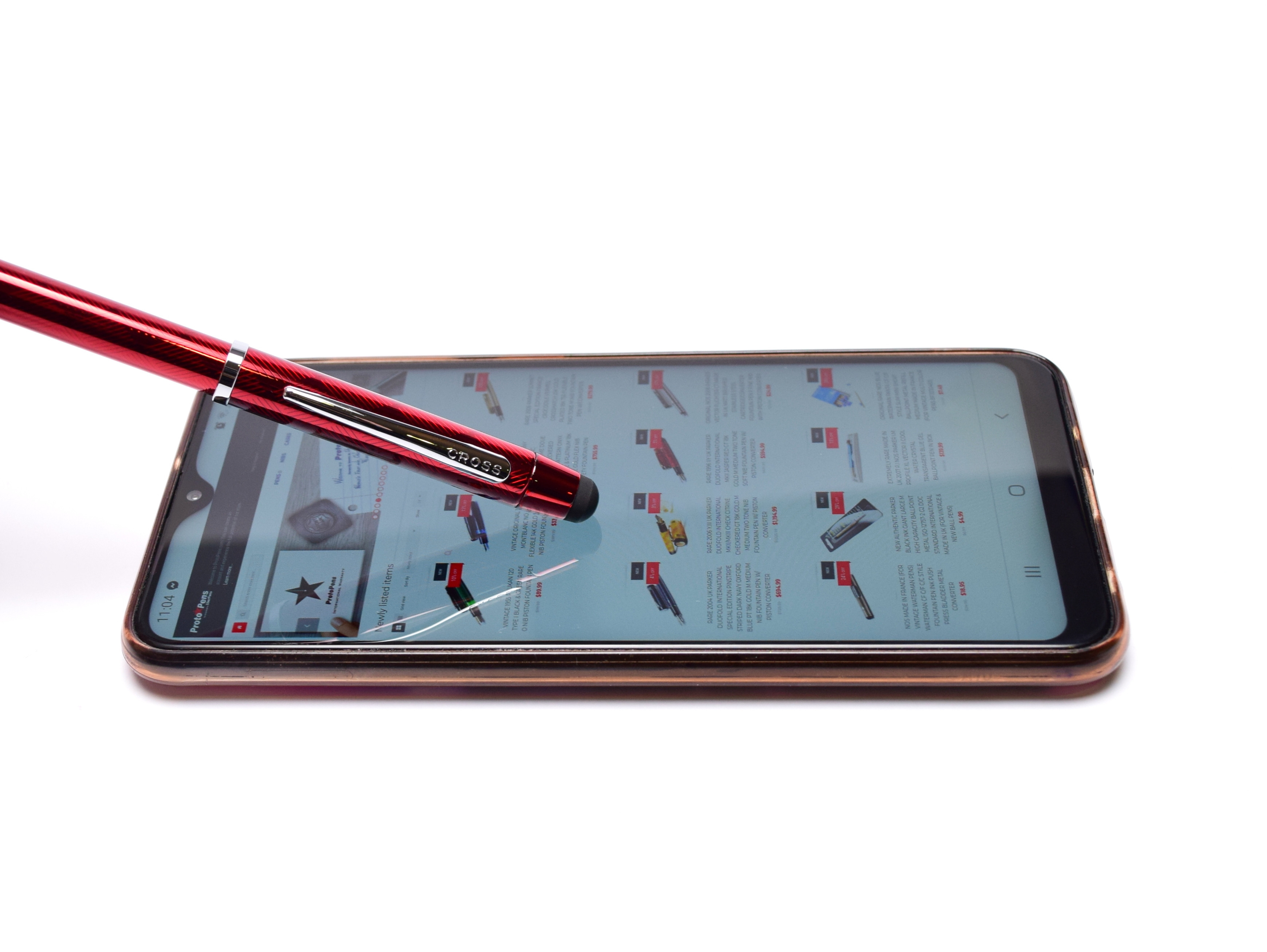 NOS New Cross Tech 3 Combo 3 in 1 Red & Black Ballpoint Multi Pen ...