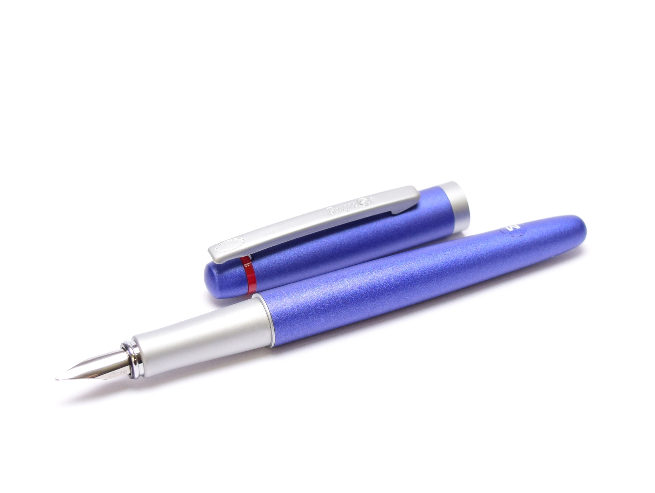 New NOS 2000s Rotring Freeway Blue Aluminium Body Matte Satin Finish M ...