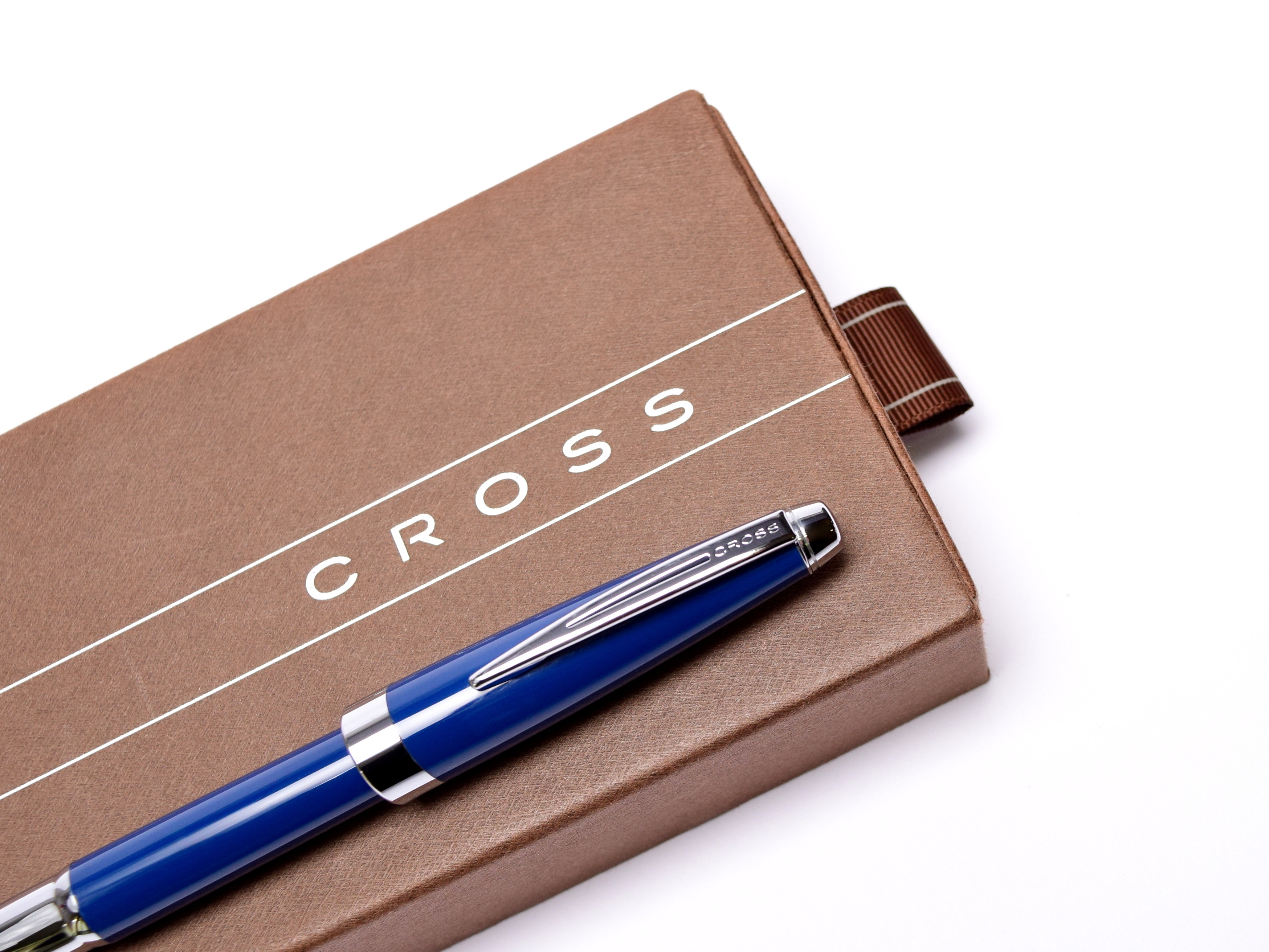 Cross Aventura Dark Starry Blue Stainless Steel M Medium Nib Converter