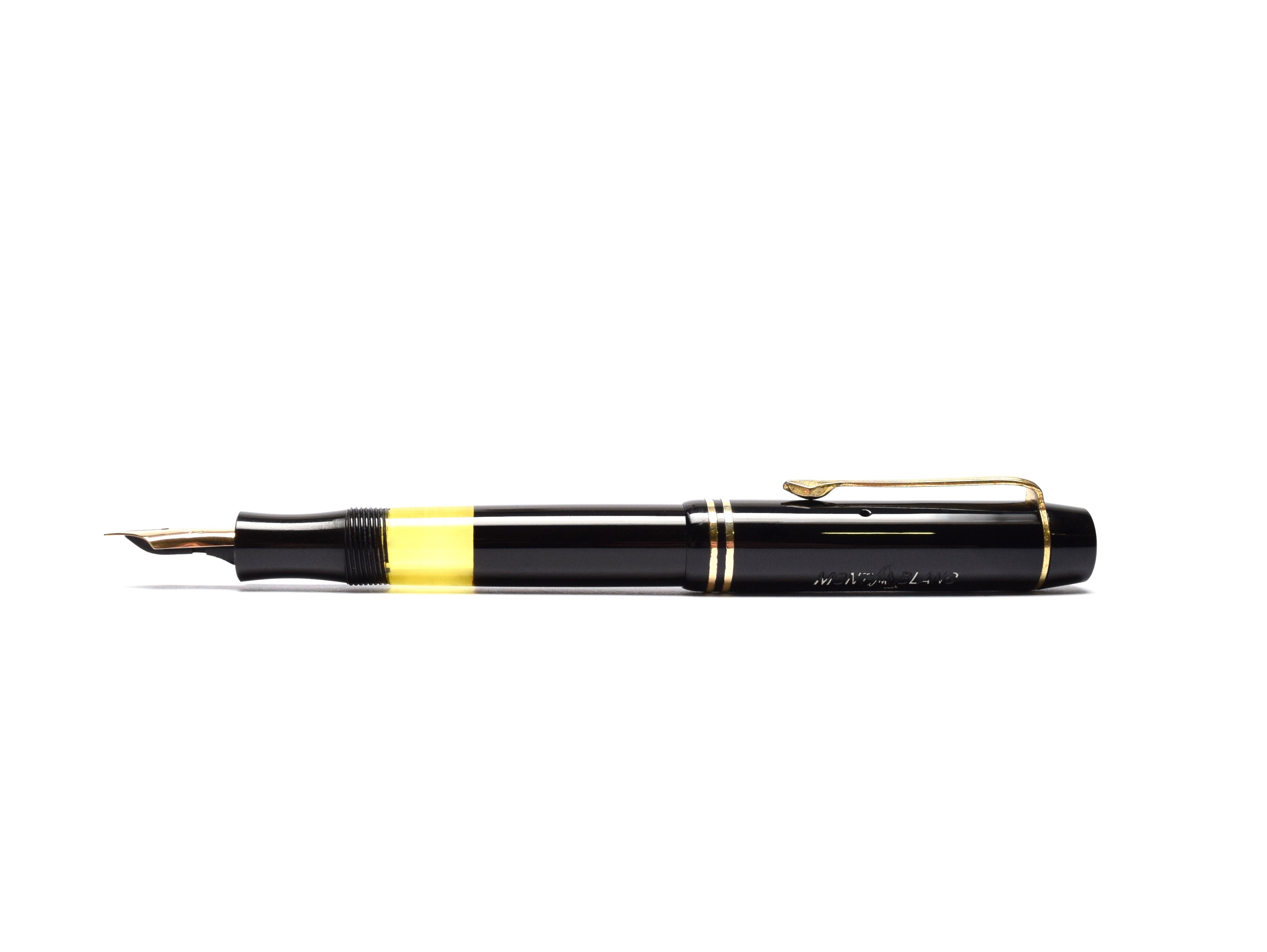 Mint 1937-1939 MONTBLANC 333 1/2 Amber Green & Black Celluloid
