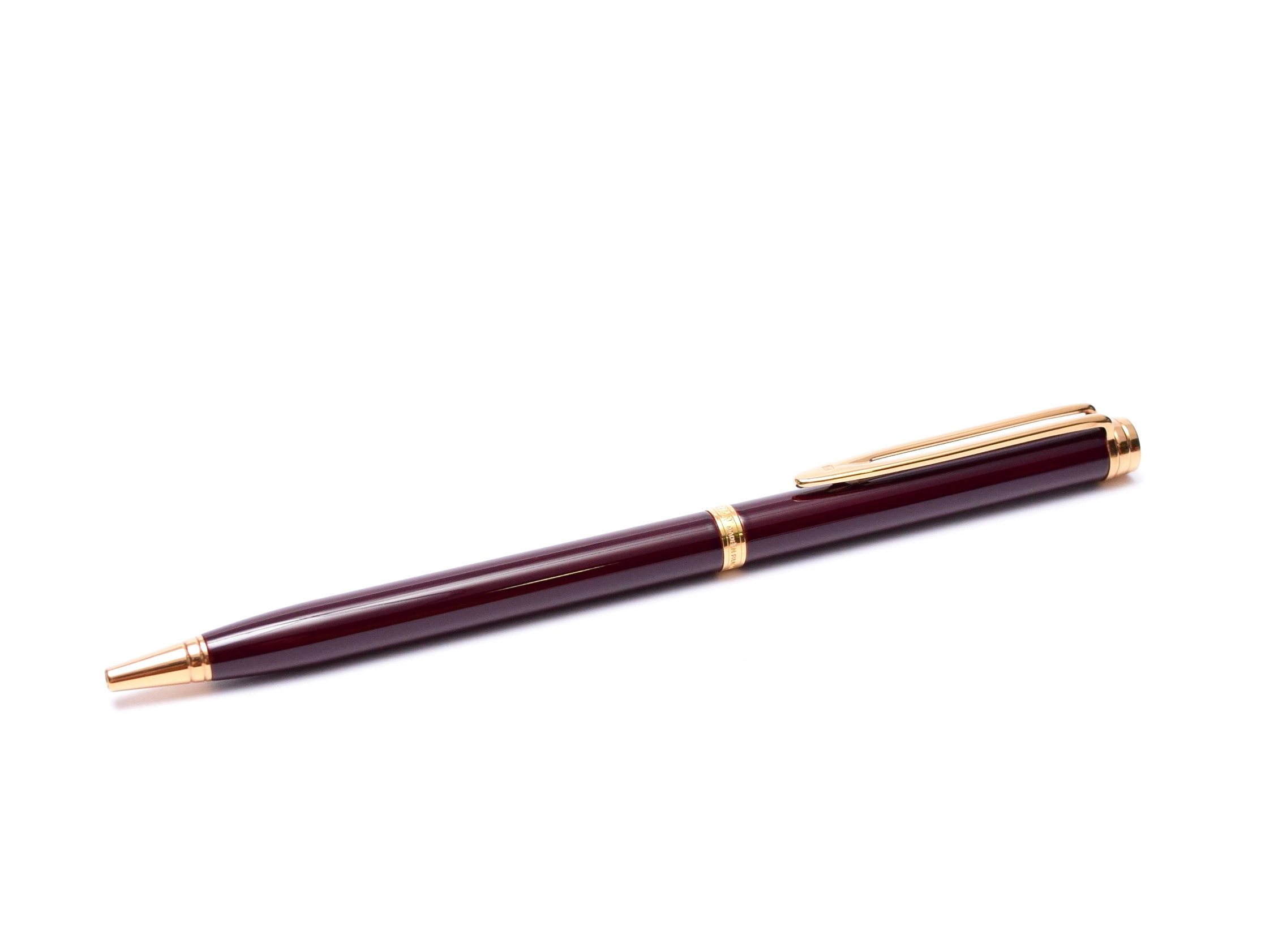1990s WATERMAN Ideal Gentleman Dark Bordeaux Maroon Red