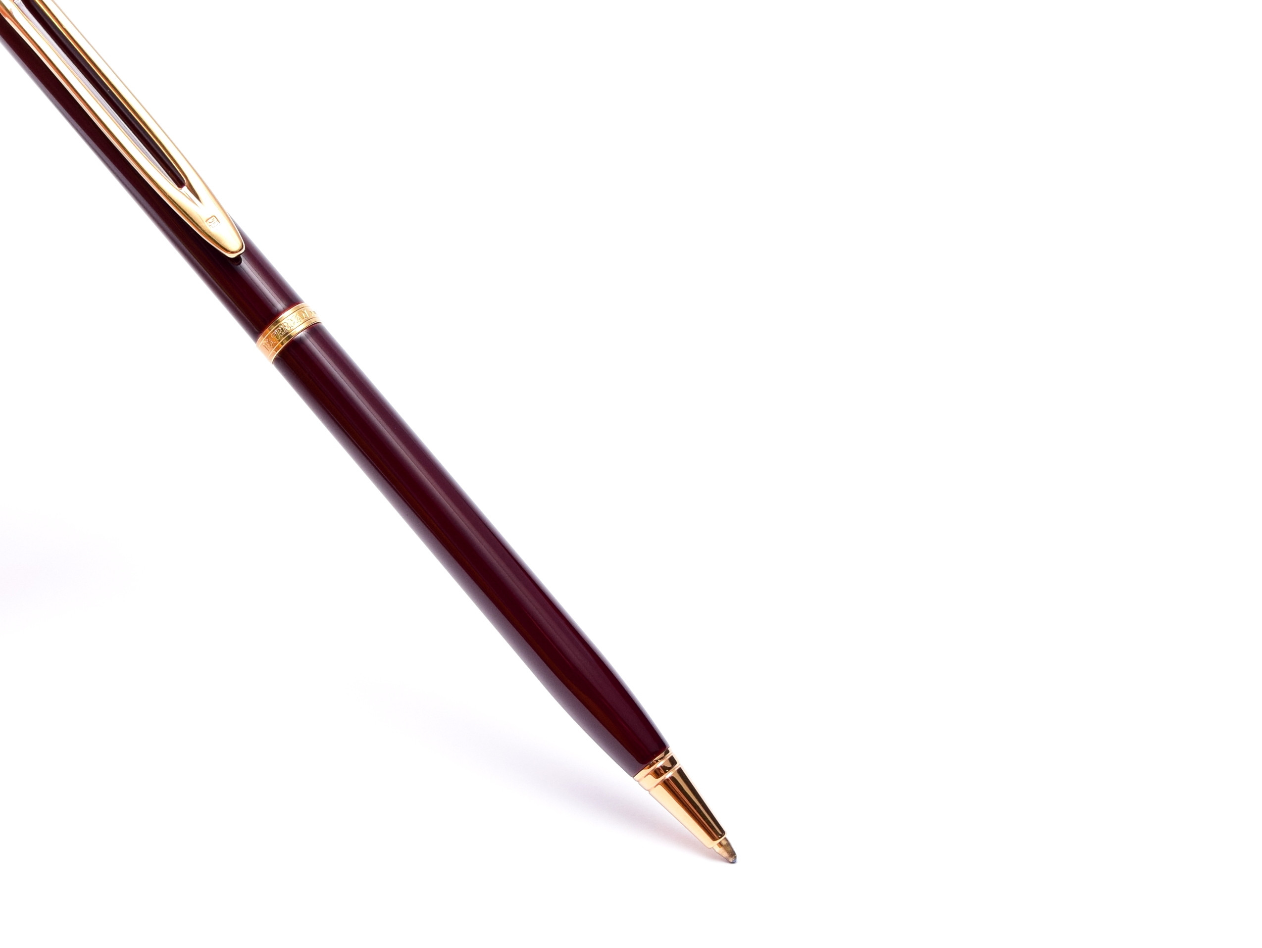 1990s WATERMAN Ideal Gentleman Dark Bordeaux Maroon Red