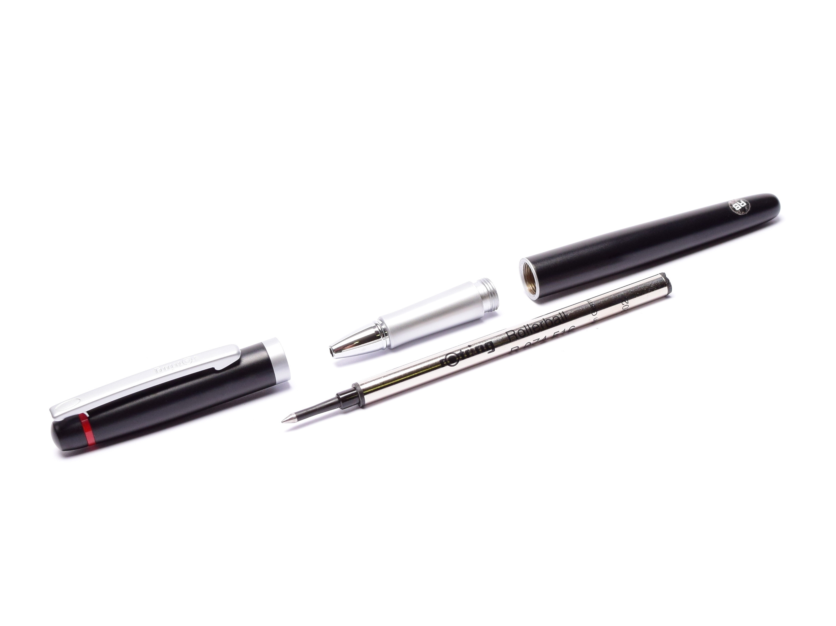 NOS New Freeway Black Metal Body Matte Satin Finish Rollerball Pen In ...