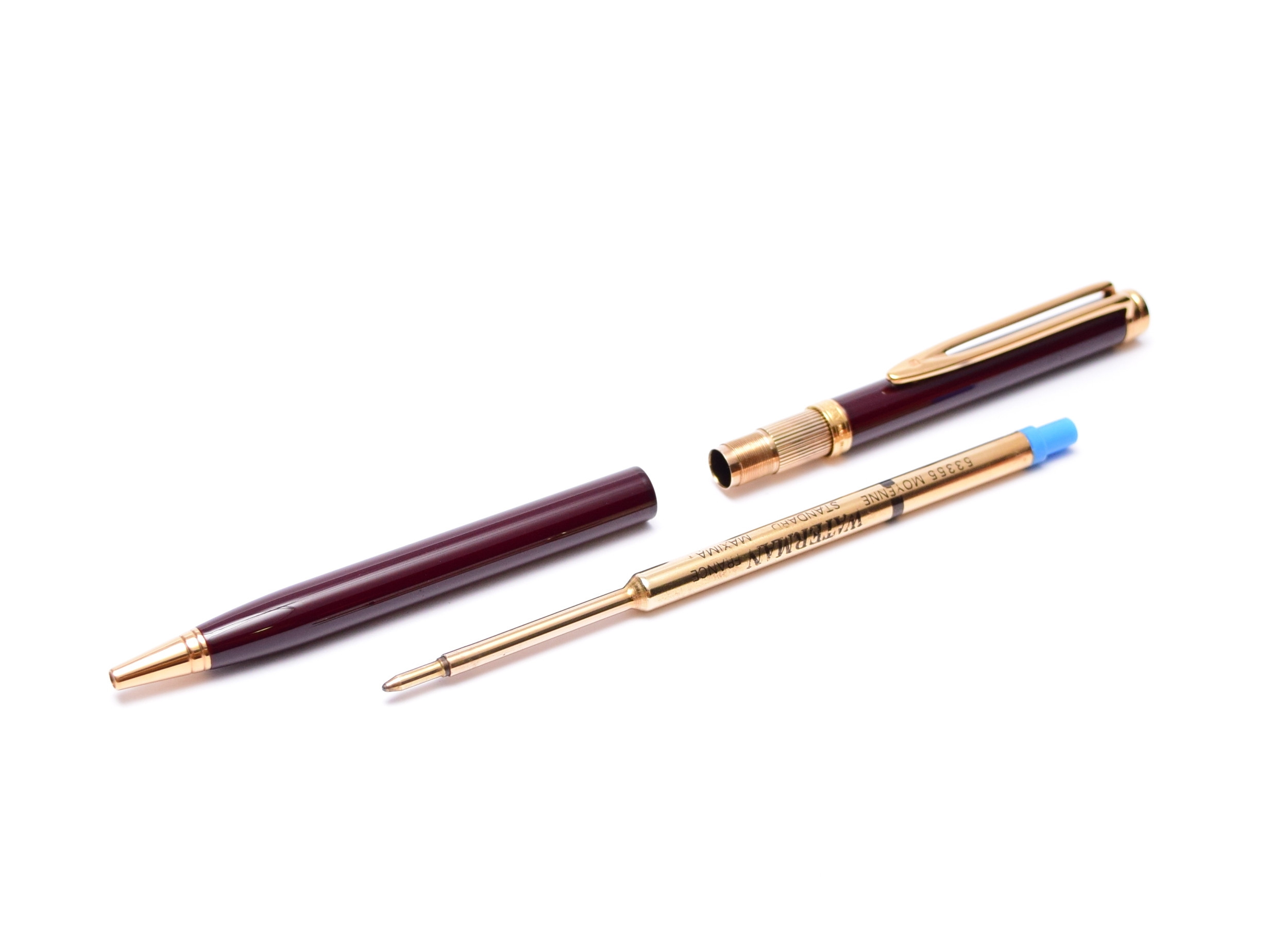WATERMAN 万年筆 Ideal Waterman 13 Fountain Pen - Eyedropper, BCHR with 18k GF Band
