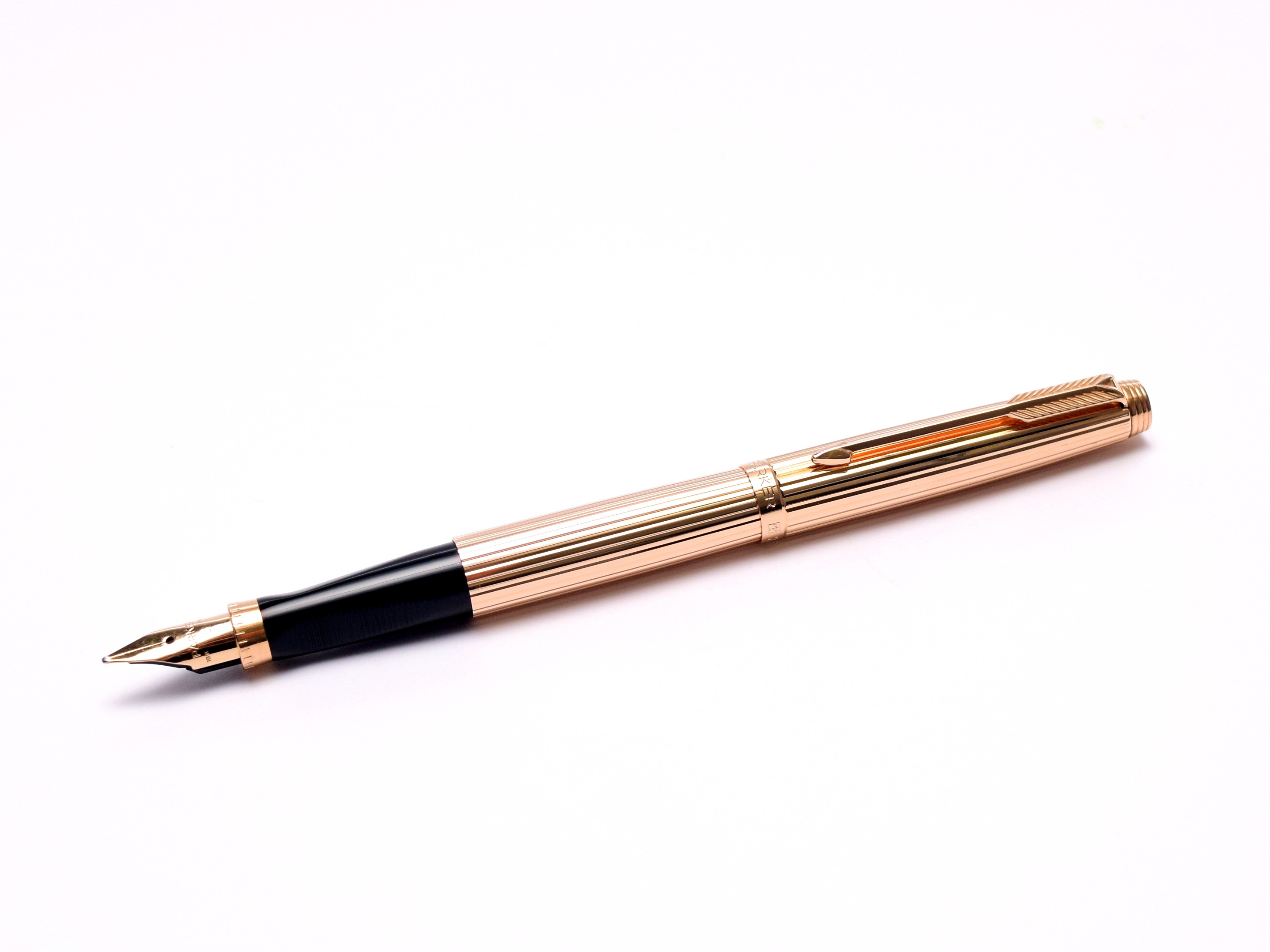 PARKER 20μ 万年筆 MADE IN FRANCE ゴールド×ドット パーカー ボールペン