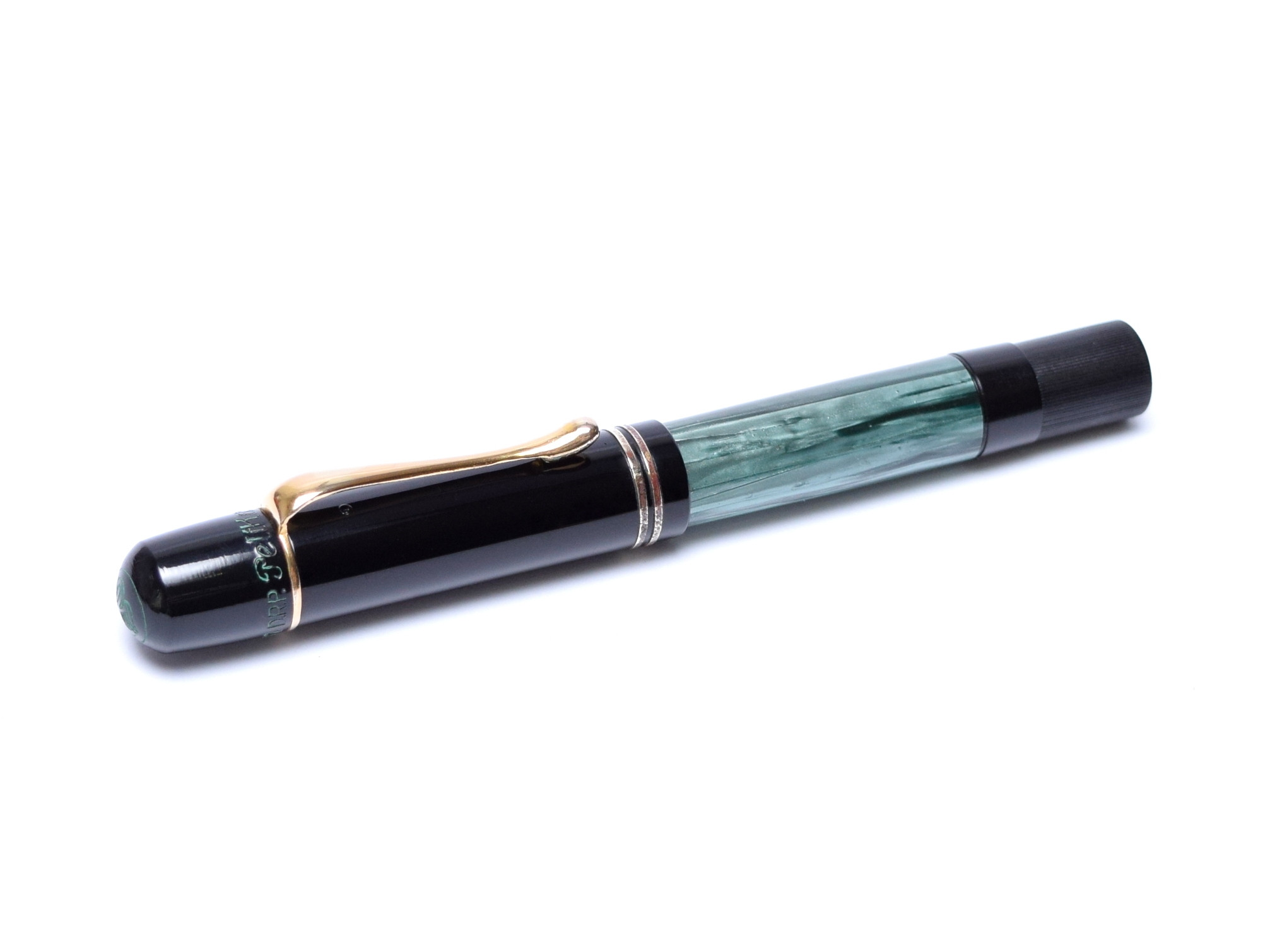 Original Never Used 1939-44 Pelikan 100 Celluloid & Ebonite Green
