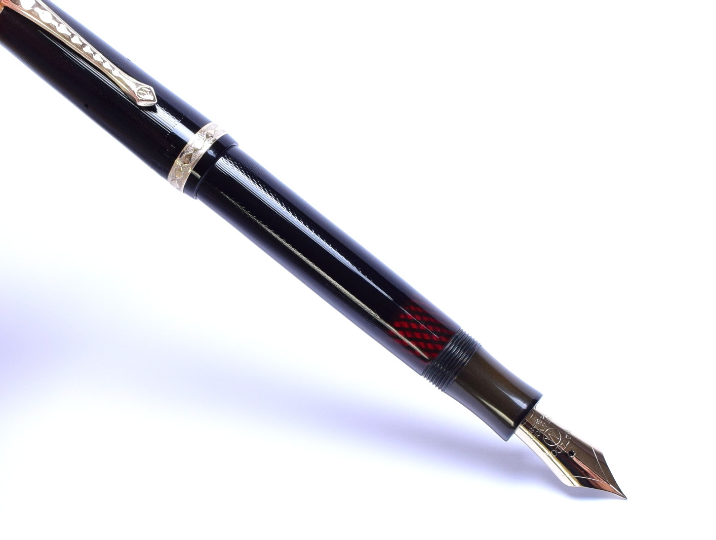 GIANT 1930s Matador GARANT Celluloid With Massive Size #8 14K EF