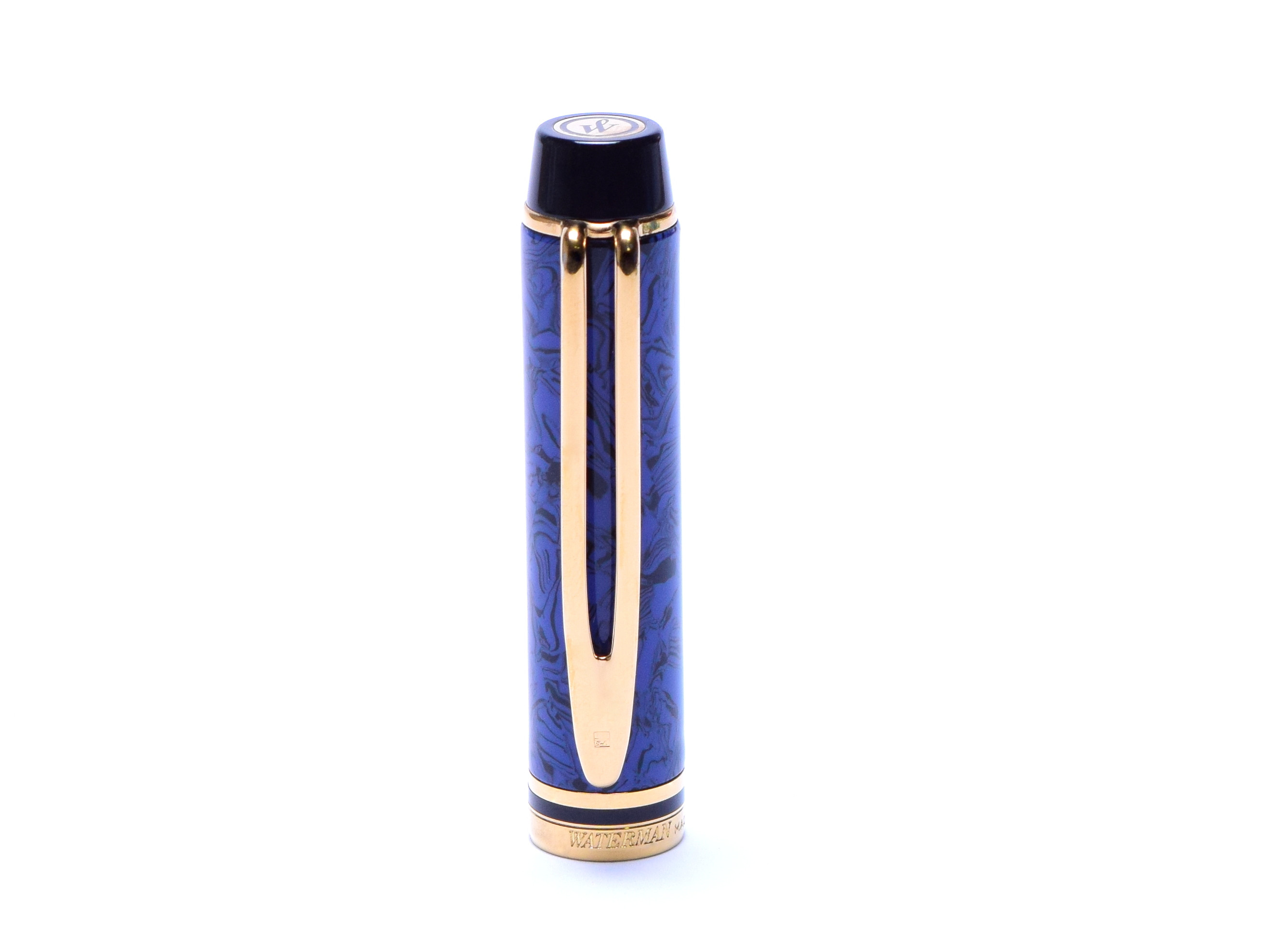 Stunning 1990 Waterman Ideal Le Man 200 Rhapsody Lapis Blue Ripple