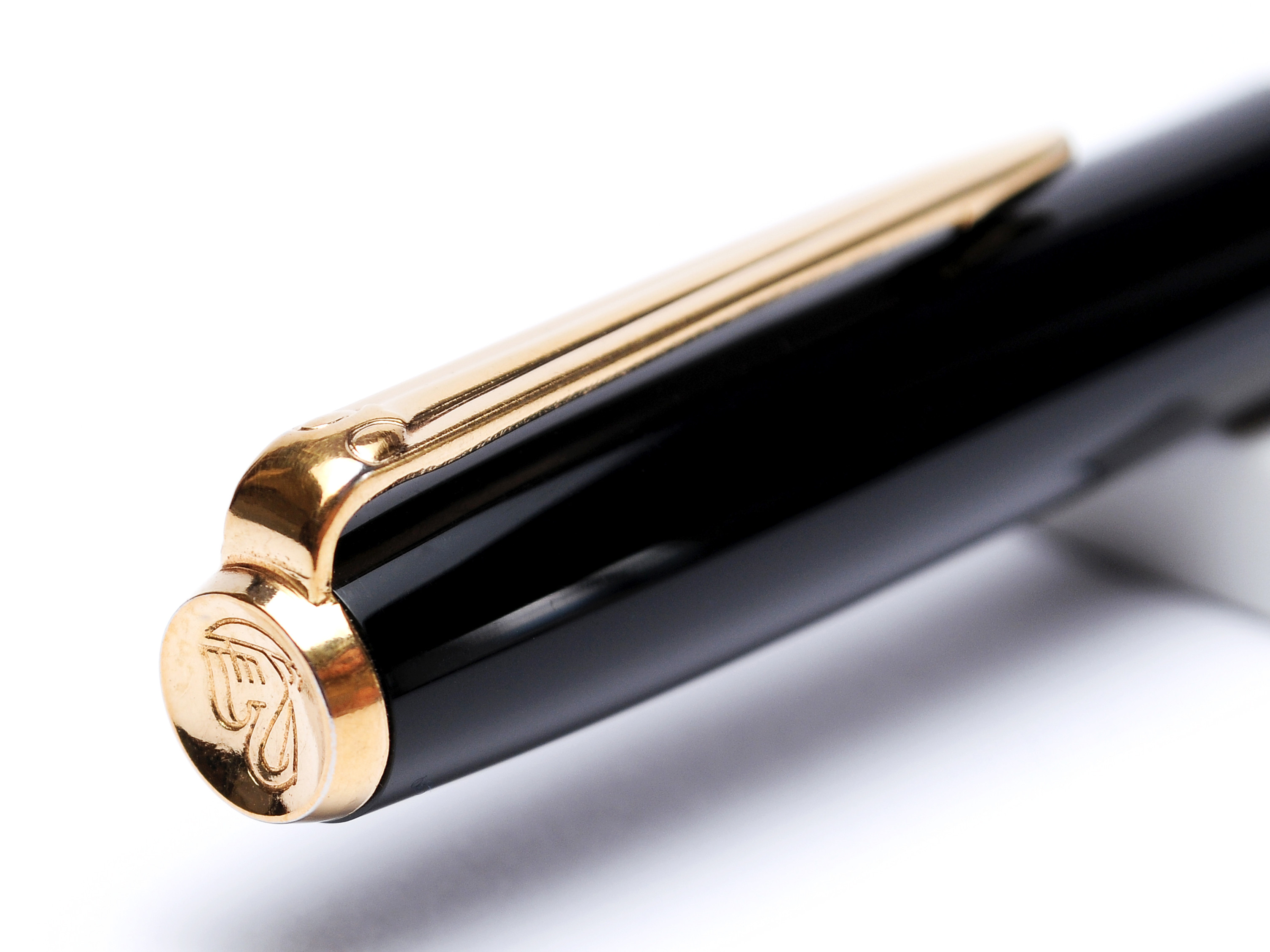 New NOS 1970's Pelikan MK10 Airplane Safe Black Resin EF Nib Fountain