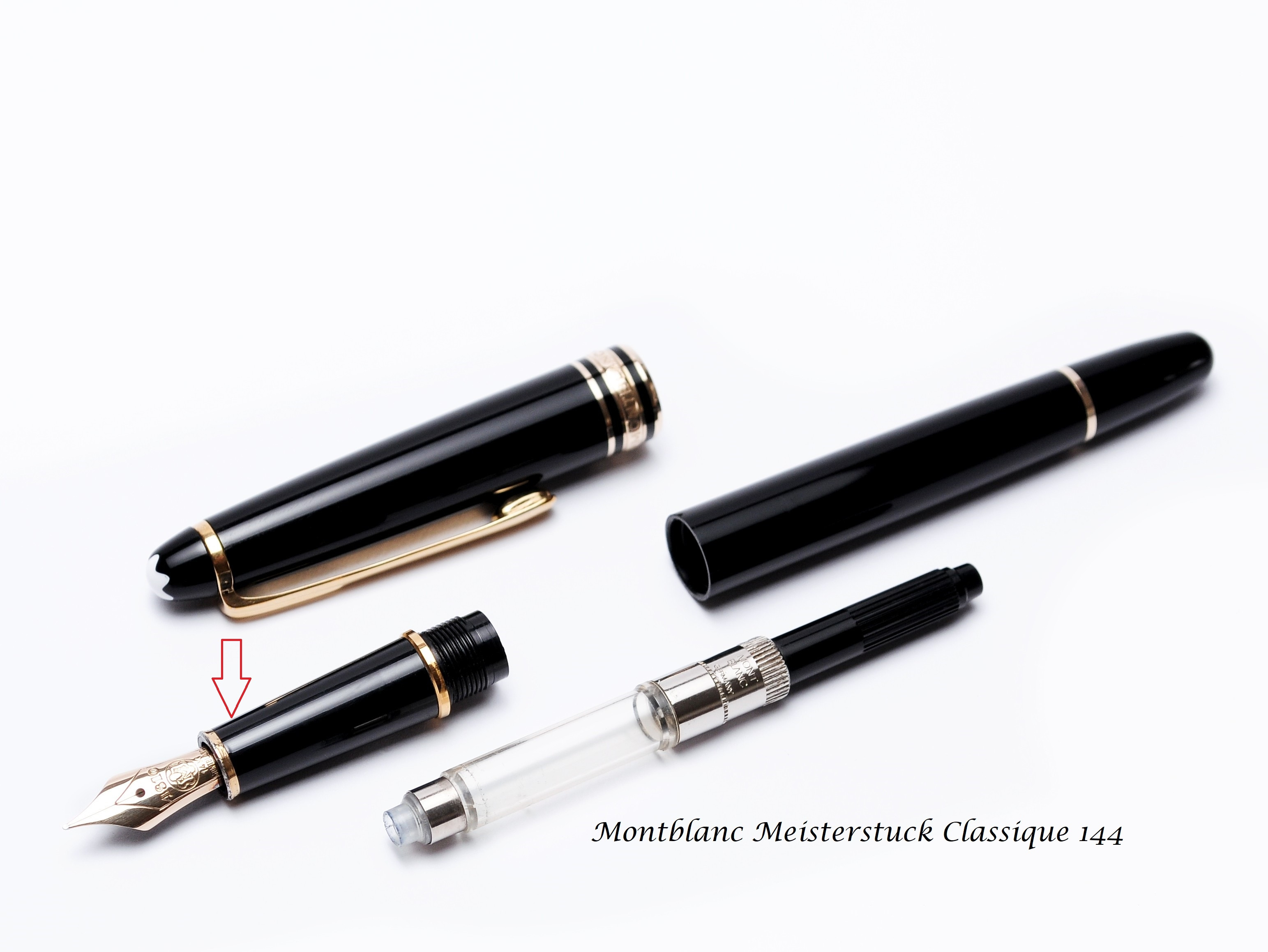 Montblanc Meisterstuck Masterpiece 144 Classique Classic Black