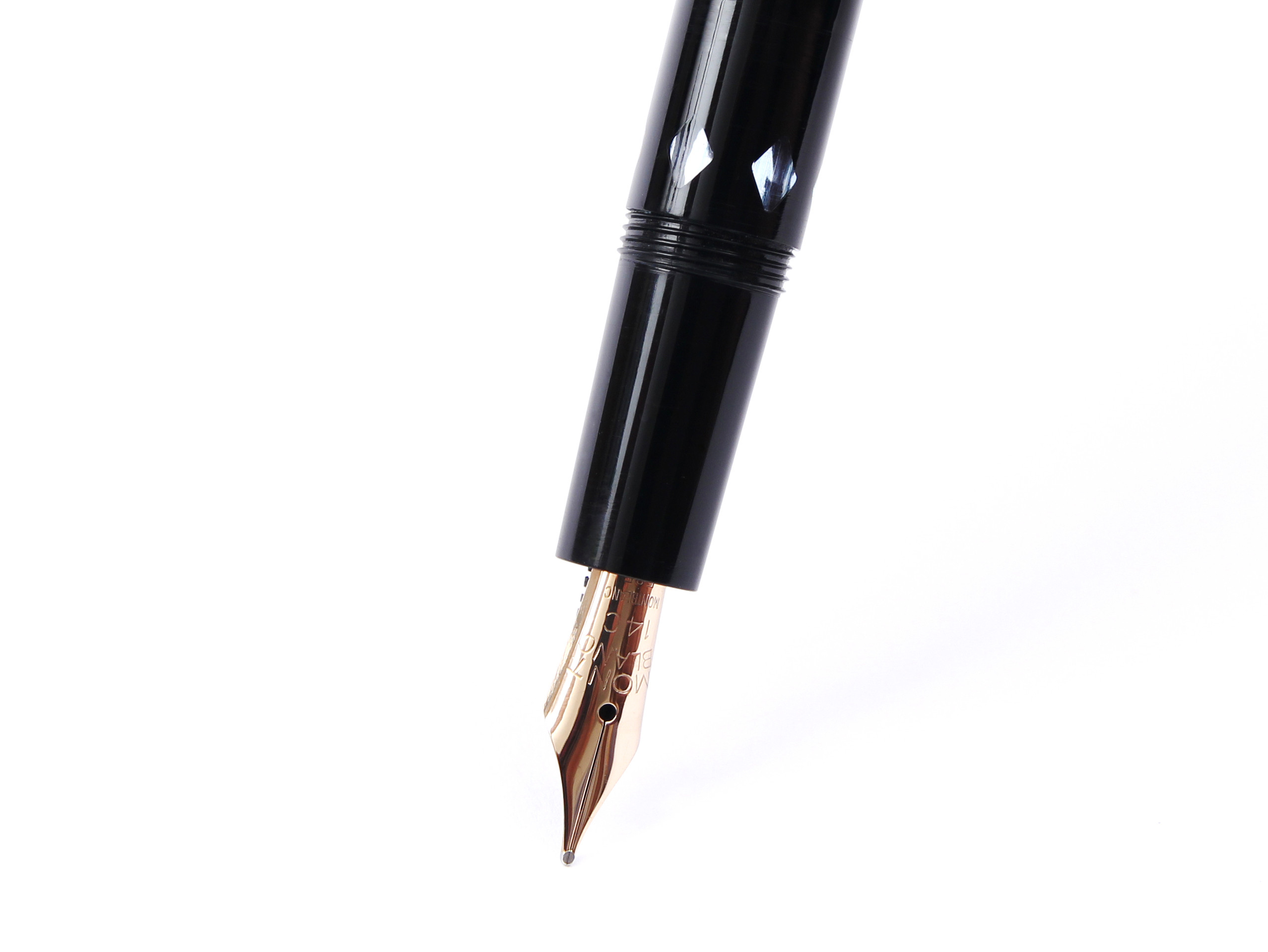 筆記具 MONTBLANC monterosa Montblanc Monte Rosa 042 Fountain Pen (1940s) - Basic Black