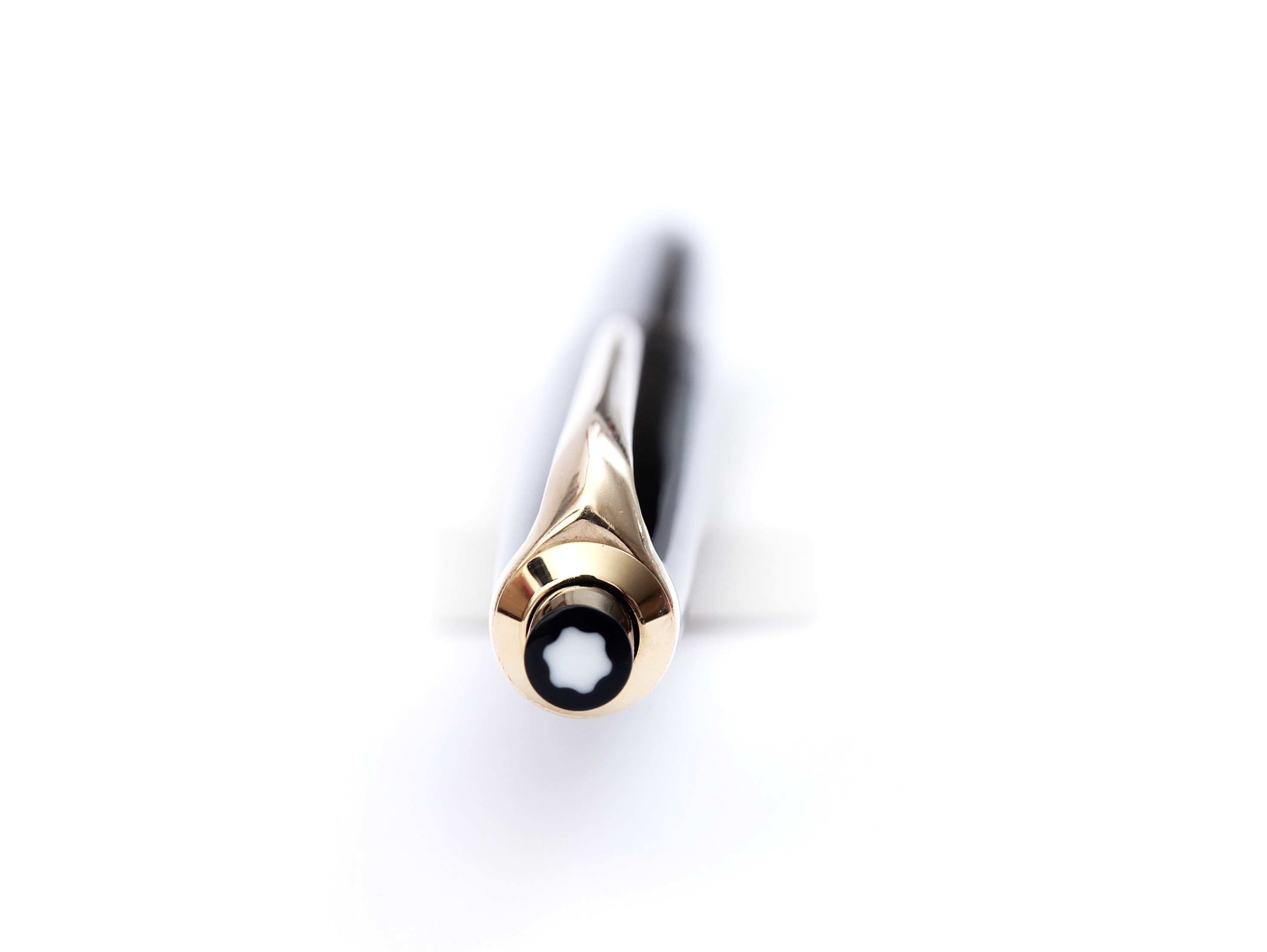 Vintage 1960s Montblanc Pix No. 26 1.18mm Lead Black Resin & Gold
