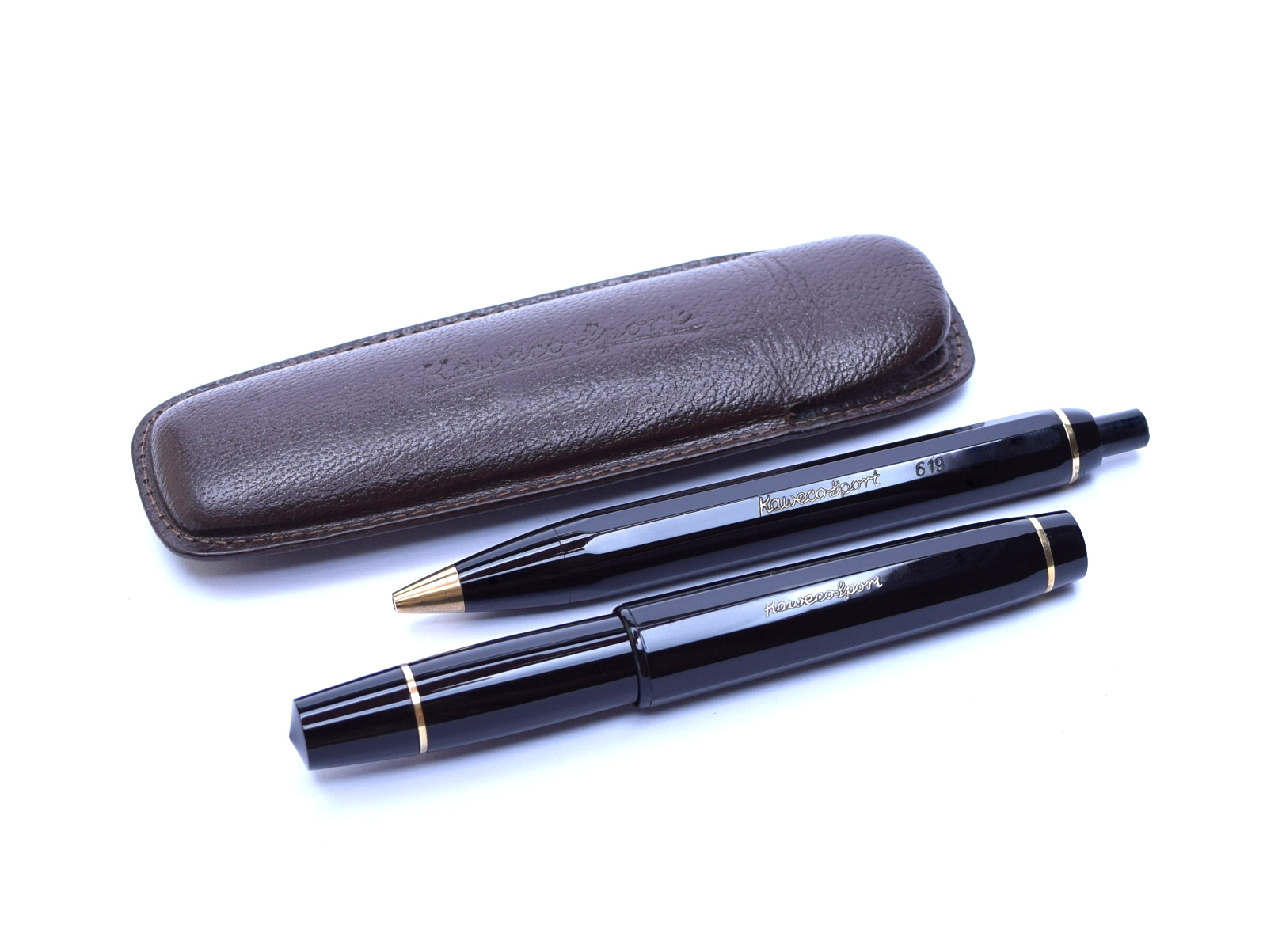 Original 1960's 12 Sided Black Resin KAWECO Sport V16 EF & 619